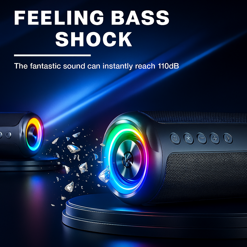 Altavoz Bluetooth Ortizan 40W – Potente y Portátil