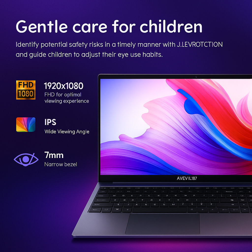 Portátil TECLAST 15.6 – Rápido y Perfecto para Programas y Trabajo