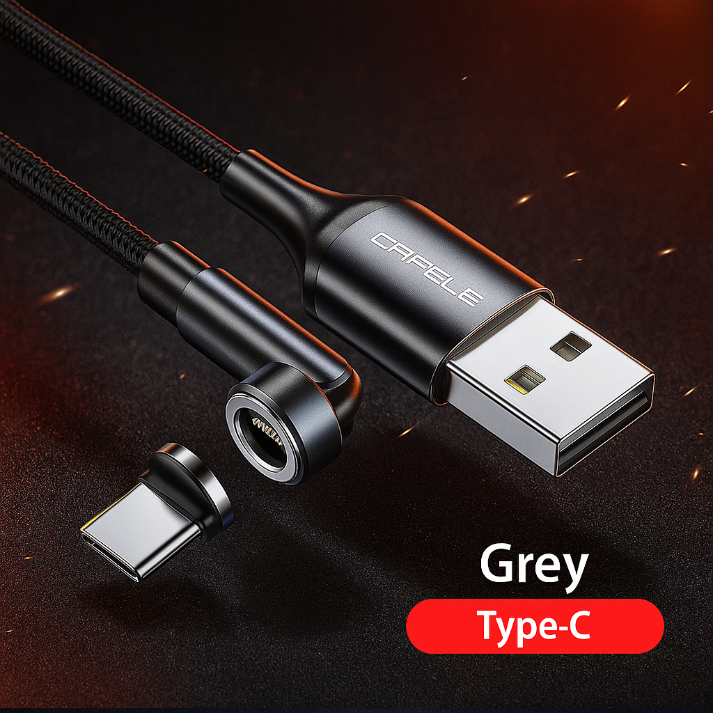 Cable Magnético Giratorio 3 en 1 Essager - Carga rápida múltiple