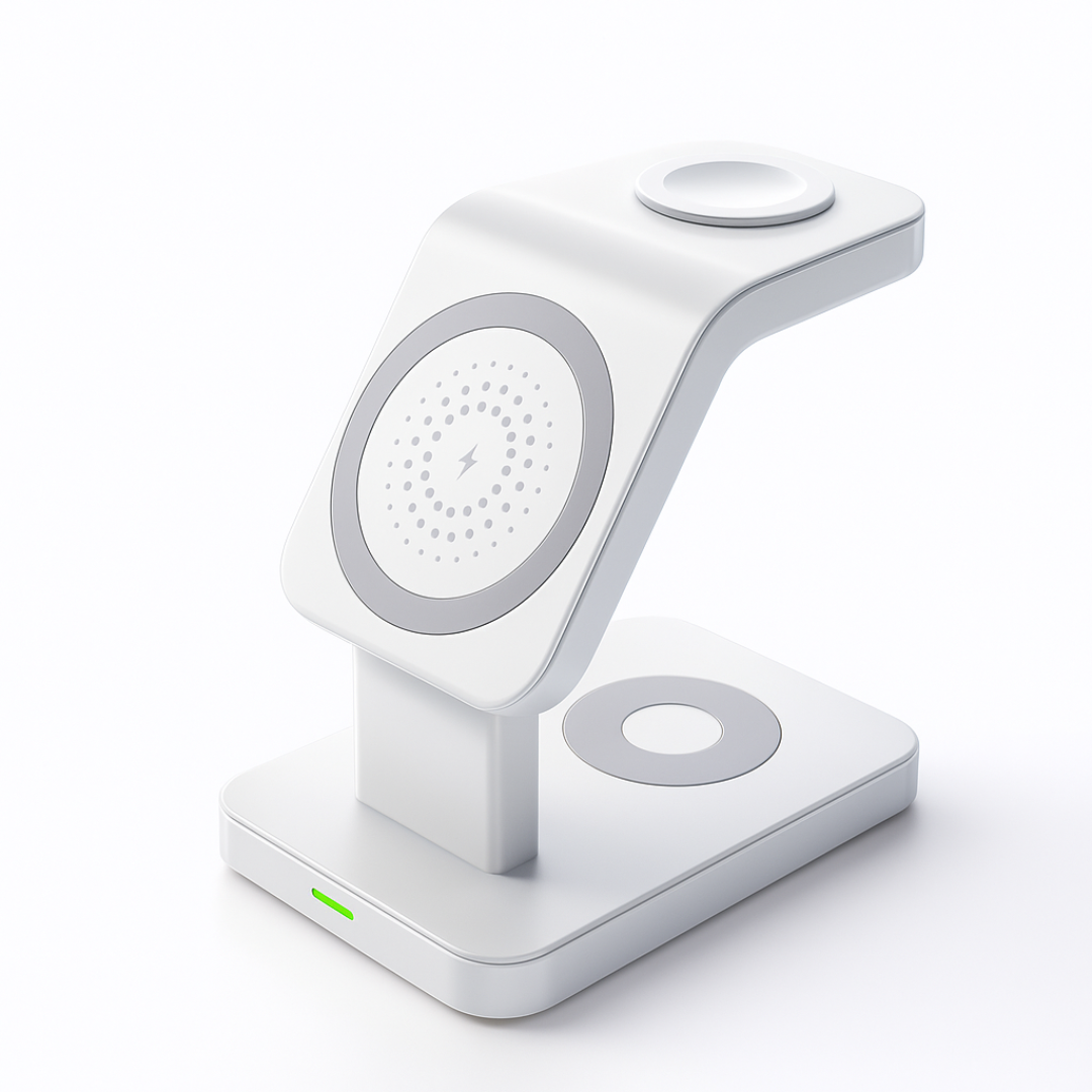 Estación de Carga MagSafe 3 en 1 – Todo en Uno para tus Dispositivos Apple