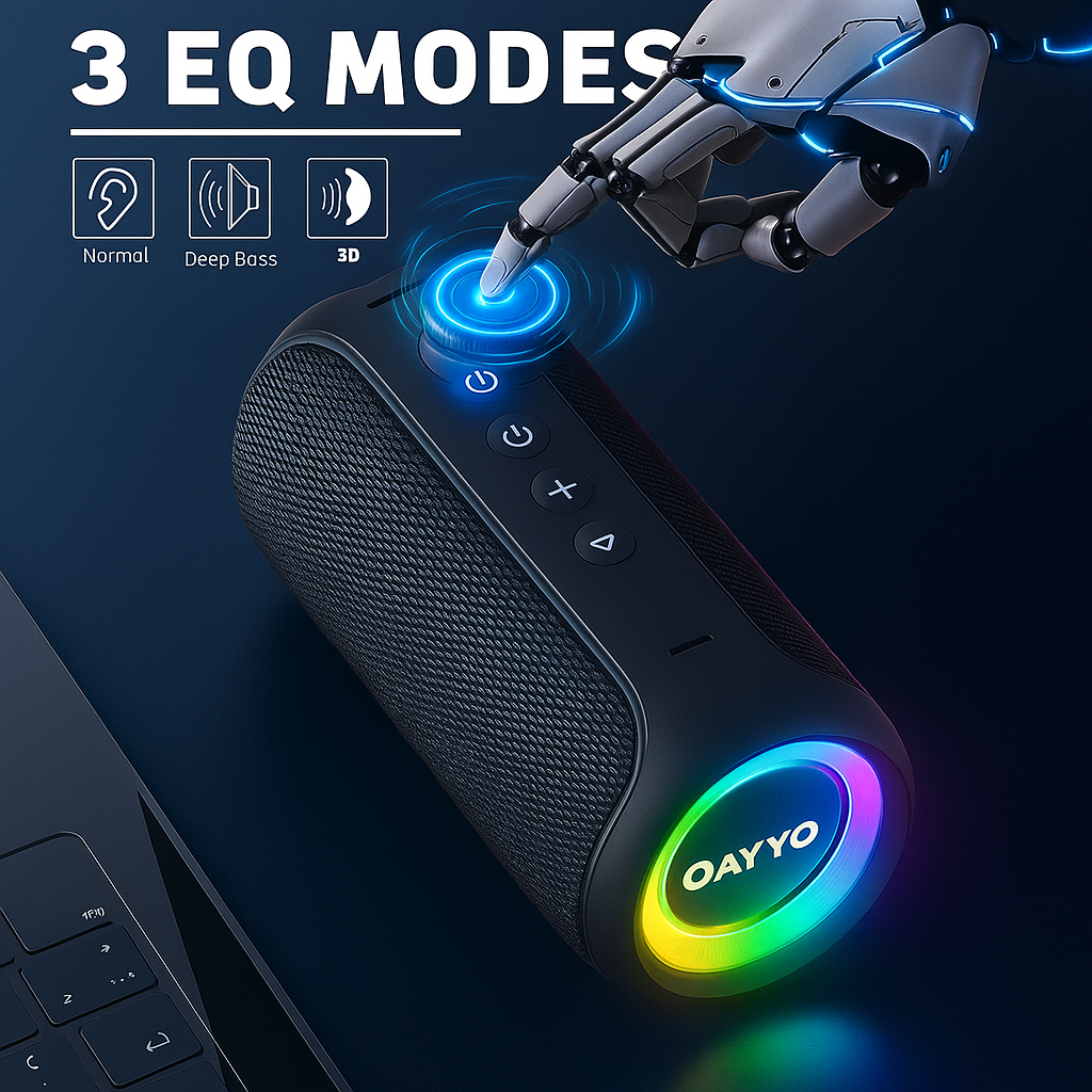 Altavoz Bluetooth Ortizan 40W – Potente y Portátil