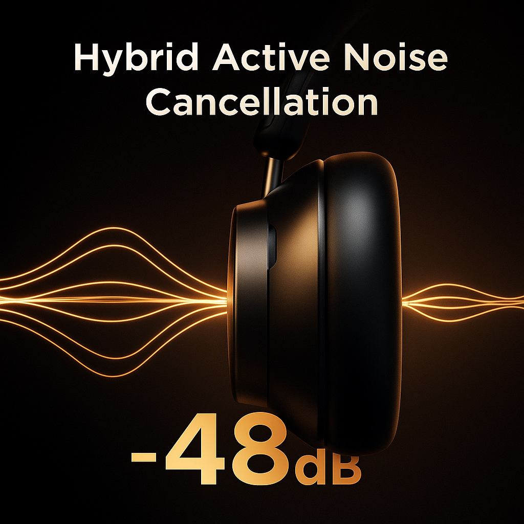 Auriculares Inalámbricos Studio Pro 48dB – Cancelación de Ruido